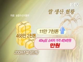 정부 매입 등 쌀값 안정대책 추진