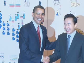 한미 정상 전화통화, "천안함 위로…협조 감사"