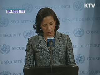 정부, UN 안보리 의장성명 '지지'