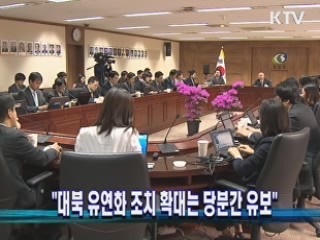 류우익 장관 "대북 유연화 조치 확대는 당분간 유보"
