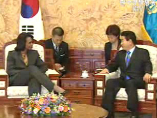 노무현 대통령, 라이스 美 국무장관 접견