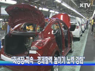 "저성장 지속···경제활력 높이기 노력 강화"