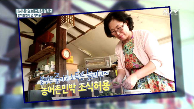 불편은 줄이고 소득은 늘리고, 농어촌민박 조식허용