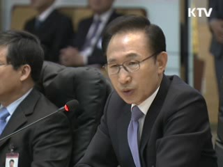 이 대통령 "사고 났다고 원전 안 된다는 건 후퇴"