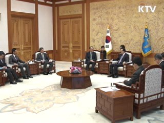 이 대통령 "김용 후보, 세계은행 수장 최적임"