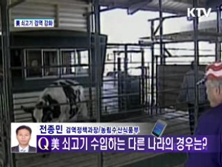 미국산 쇠고기 검역 대폭강화, 이번 조치는?
