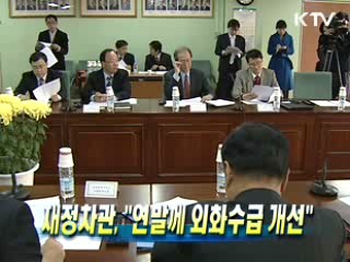 재정차관 "연말께 외화수급 개선"