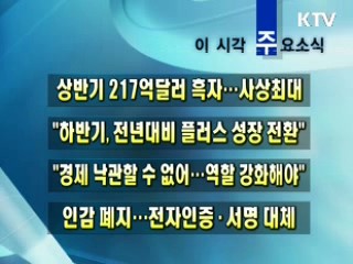 이 시각 주요소식(단신)