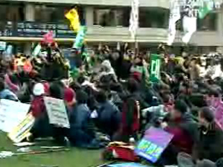 `폭력 시위 관용없이 엄정 처리`