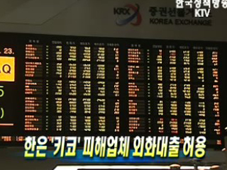 한은 '키코' 피해업체 외화대출 허용