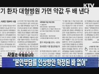 "본인부담률 인상방안 확정된 바 없어"