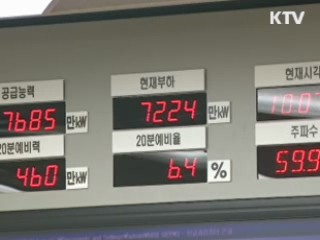 사흘 연속 전력경보 '관심' 발령