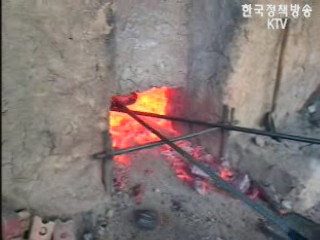 겨울에 피는 불꽃,참숯