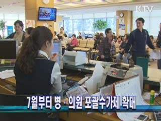 올해 7월부터 병·의원 포괄수가제 확대