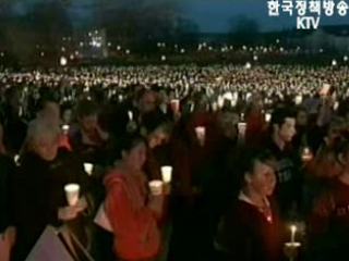 추모 행렬 이어져