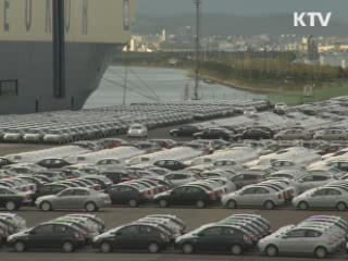 지난달 자동차 수출량 월간 최대 실적