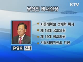 박근혜 당선인, 비서실장에 유일호 의원