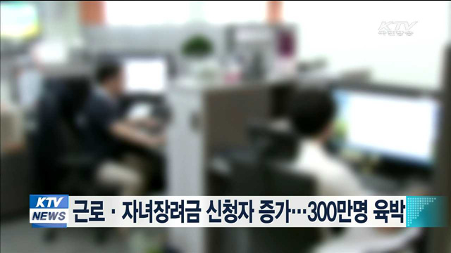 근로·자녀장려금 신청자 증가…300만명 육박