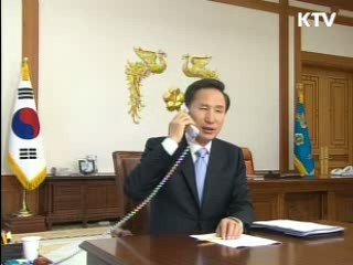 이 대통령, 야구대표팀에 축전·격려