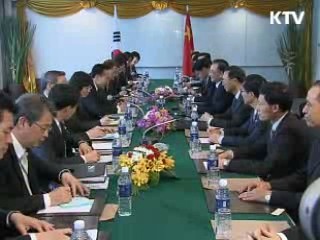 한·중 정상 "신뢰관계로 발전"