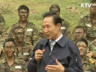 이 대통령 "장병 정신교육 강화해야"