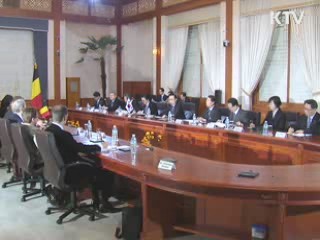 한-벨기에 정상, 한-EU FTA 조기발효 협력