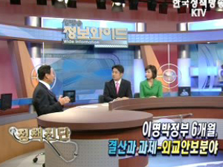 이명박정부 6개월, 결산과 과제 외교안보분야