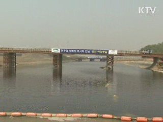 경인 아라뱃길 공정률 62%…내년 10월 개통