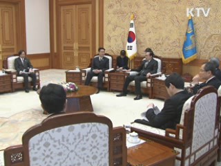 이 대통령 "북 우라늄 농축, 유엔 안보리 회부해야" 