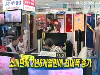 소매판매 2년6개월만에 최대폭 증가