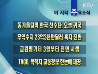 이 시각 주요소식(단신)