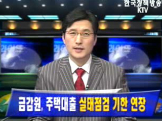 금감원, 주택대출 실태점검 기한 연장