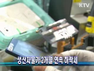 생산자물가 2개월 연속 하락세