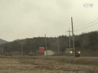 한 때 군사긴장 고조···"도발시 응징"