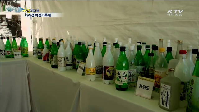자라섬에 전국 막걸리 다 모였다
