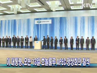 이 대통령, 오는 13일 호놀룰루 APEC 정상회의 참석