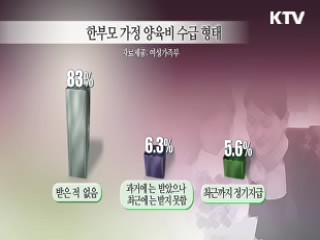 한부모 가정, 생계와 양육으로 '이중고'
