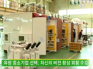 유망 중소기업 선택, 자신의 비전 향상 꾀할 수도