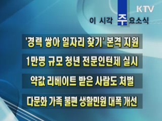 이 시각 주요소식(단신)