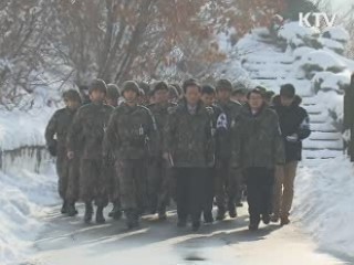 인수위 현장방문, 육군 5사단