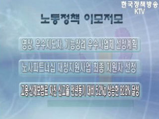 노동정책 이모저모