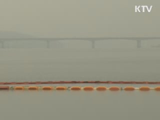 팔당호 '녹조 확산'···비상방류