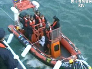 중국 어선 불법 어로 단속 현장