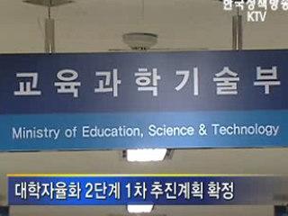 대학자율화, 규제 대폭 완화