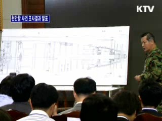 천안함 침몰사건 조사결과 발표