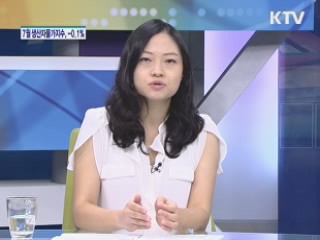 7월 생산자물가지수, 마이너스 기록 [경제&이슈]