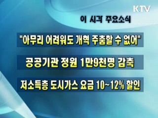 오늘의 주요소식(단신)