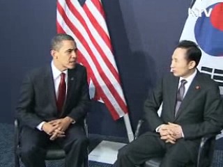 한·미 정상회담 "北 로켓발사 엄정 대처"