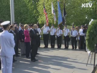 이 대통령 "美 참전용사 희생, 한국 발전 원동력"