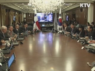 한-파나마 정상회담, 양국 FTA 체결 공감대